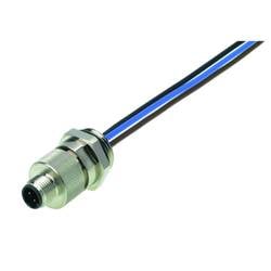 Weidmüller POS-4P M12 PG13,5 300 MM vestavný zástrčkový konektor pro senzory - aktory, 8425910000, piny: 4, 300 mm, 1 ks