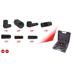 KS Tools 150.2100 Sada nástrčných hlavic pro senzory 3/8+1/2, 7 ks