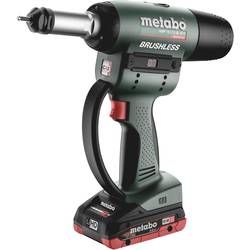 Metabo NMP 18 LTX BL M10 601788800 Akumulátorová nýtovací pistole 18 V 4 Ah Li-Ion vč. nabíječky, vč. 2x aku