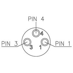 TRU COMPONENTS Vestavná zásuvka pro čidlo/aktuátor, TC-13752064, piny: 3, 1 ks