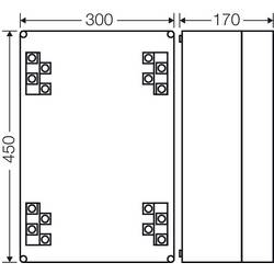 Hensel 3900226 odbočná krabice bez halogenů, uzavíratelné (d x š) 450 mm x 300 mm 1 ks