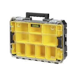 STANLEY Mobile Werkstatt FATMAX TSTAK Organizer außen 440x332x119mm, 10 Fächer krabička na malé součástky (š x v x h) 337 x 119 x 440 mm přihrádek: 10 Obsah 1