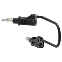 Electro PJP 2214/600V-CD1-25N měřicí kabel zásuvkový konektor 4 mm 25 cm černá 1 ks
