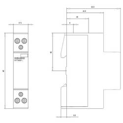 Siemens 5TT5801-0 instalační stykač 1 spínací kontakt, 1 rozpínací kontakt 1.7 W 20 A 1 ks
