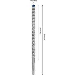 Bosch Accessories EXPERT SDS plus-7X 2608900122 wolfram-karbid příklepový vrták 1 ks 14 mm Celková délka 315 mm SDS plus 1 ks