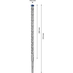 Bosch Accessories EXPERT SDS plus-7X 2608900122 wolfram-karbid příklepový vrták 1 ks 14 mm Celková délka 315 mm SDS plus 1 ks