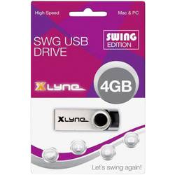 Xlyne Swing USB flash disk 4 GB černá 177559 USB 2.0