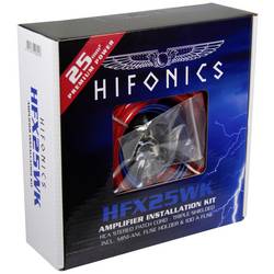 Hifonics sada napájecích kabelů k HiFi zesilovači do auta 25 mm², 25 mm², 0.5 mm²