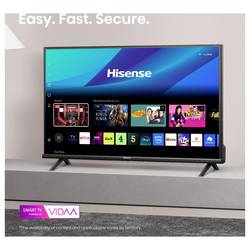 Hisense 40A4Q QLED TV, 100 cm 40 palec, F (A - G), DVB-T2, DVB-C, DVB-S2, Full HD, Smart TV, WLAN, černá