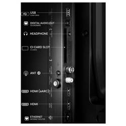 Hisense 40A4Q QLED TV, 100 cm 40 palec, F (A - G), DVB-T2, DVB-C, DVB-S2, Full HD, Smart TV, WLAN, černá