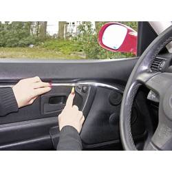 Eufab 30181 ochranná lišta na auto chrom (d x š) 3 m x 7 mm