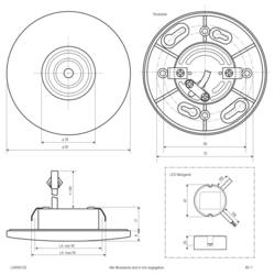 EVN L44040102 L44040102 LED vestavné svítidlo, LED, pevně vestavěné LED, 4.5 W, bílá