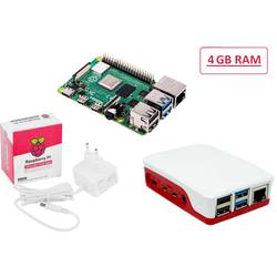 Raspberry Pi® Essentials Kit Raspberry Pi® 4 B , 4 x1.5 GHz, vč. napájecího zdroje, vč. pouzdra, Operační paměť 4 GB