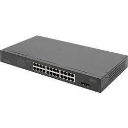 Digitus DN-95348-2 DN-95348-2 19 síťový switch 24 + 2 porty 10 / 100 / 1000 MBit/s funkce PoE