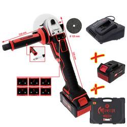 KS Tools 515.6200 515.6200 Akumulátorová úhlová bruska 125 mm, 18 V, 4 Ah