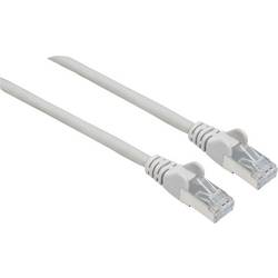 Intellinet 736749 RJ45 síťové kabely, propojovací kabely CAT 6A S/FTP 10.00 m šedá fóliové stínění, stínění pletivem, bez halogenů 1 ks