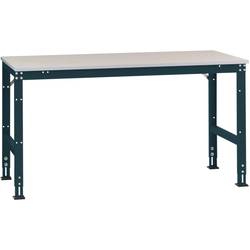 Manuflex AU6081.7016 Pracovní Přístavný stůl Univerzální standardní s Melaminplatte, Šxhxv = 1750 x 800 x 760-870 mm, antracitová, deska /rám + 2 nohy