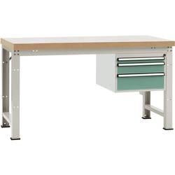 Manuflex WP5417.0001 Kompletní dílenském základní PROFI s plastové desky, Šxhxv = 1500 x 700 x 840 mm (š x v x h) 1500 x 800 x 700 mm