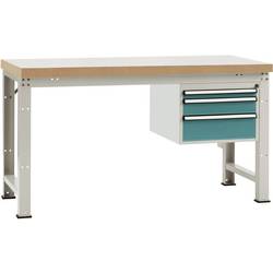 Manuflex WP5414.5021 pracovní stůl (š x v x h) 1500 x 800 x 700 mm vodní modrá