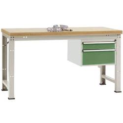 Manuflex WP5467.6011 pracovní stůl (š x h) 1500 mm x 700 mm rezedově zelená (RAL 6011)