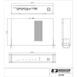 Monacor LA-402 ELA zesilovač smyčky