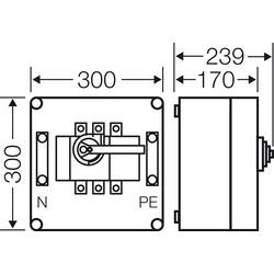Hensel Mi 7255 výkonový odpínač 1 ks Spínací napětí (max.): 500 V/AC
