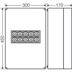 Hensel 3900222 rozbočovací krabice (d x š x v) 170 x 300 x 450 mm šedobílá (RAL 7035) IP65 1 ks