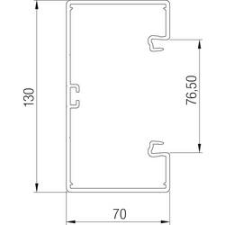 OBO Bettermann 6274501 instalační lišta (d x š) 2000 mm x 130 mm 1 ks krémově bílá