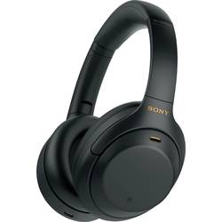Sony WH-1000XM4 sluchátka uzavřená (Over Ear) Bluetooth®, kabelová stereo černá Potlačení hluku složitelná Hi-Fi