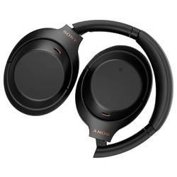 Sony WH-1000XM4 sluchátka uzavřená (Over Ear) Bluetooth®, kabelová stereo černá Potlačení hluku složitelná Hi-Fi