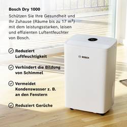 Bosch Home Comfort Dry 1000 odvlhčovač vzduchu, 7733703556, 40 m³, bílá