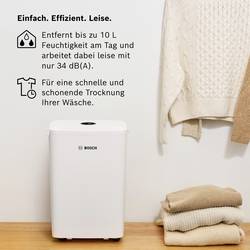 Bosch Home Comfort Dry 1000 odvlhčovač vzduchu, 7733703556, 40 m³, bílá