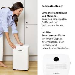 Bosch Home Comfort Dry 1000 odvlhčovač vzduchu, 7733703556, 40 m³, bílá