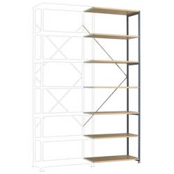 Manuflex RP1725.6011 přístavný modul regálu oddělení , (š x v x h) 1.47 x 3 x 80 m, ocel, dřevěná podlaha, rezedově zelená