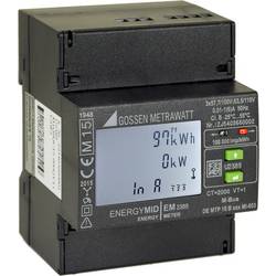 Gossen Metrawatt U2387-V012 U2387-V012 třífázový elektroměr s připojením měniče digitální Úředně schválený: Ano 1 ks