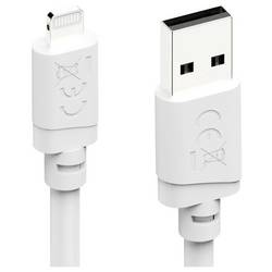 Hama Nabíjecí kabel USB USB 2.0 Apple Lightning konektor, USB-A zástrčka 1 m bílá 00201800