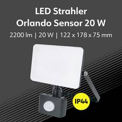 Müller-Licht Orlando 21600072 venkovní LED reflektor s PIR detektorem 20 W Barvy světla (LED svítidlo): neutrální bílá