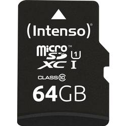 Intenso Premium paměťová karta microSDXC 64 GB Class 10, UHS-I vč. SD adaptéru