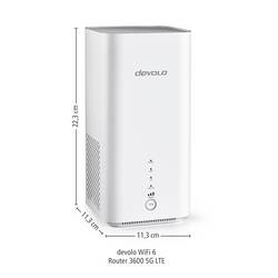 Devolo WiFi 6 Router 3600 5G LTE WiFi router s LTE Integrovaný modem: 5G, LTE, 5 GHz, 2.4 GHz