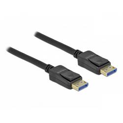 Delock DisplayPort kabel Konektor DisplayPort 5 m černá 80264 10K UHD, pozlacené kontakty, třížilový stíněný Kabel DisplayPort
