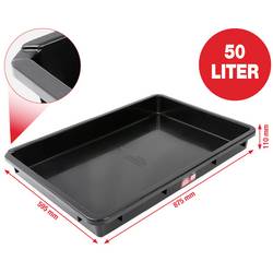 KS Tools 150.9592 Víceúčelová nádoba, 50 litru, velmi plochá