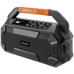 TechniSat DIGITRADIO 231 OD 0000/3966 odolné rádio, DAB, DAB+, FM, AUX, Bluetooth, funkce alarmu, s akumulátorem, černá