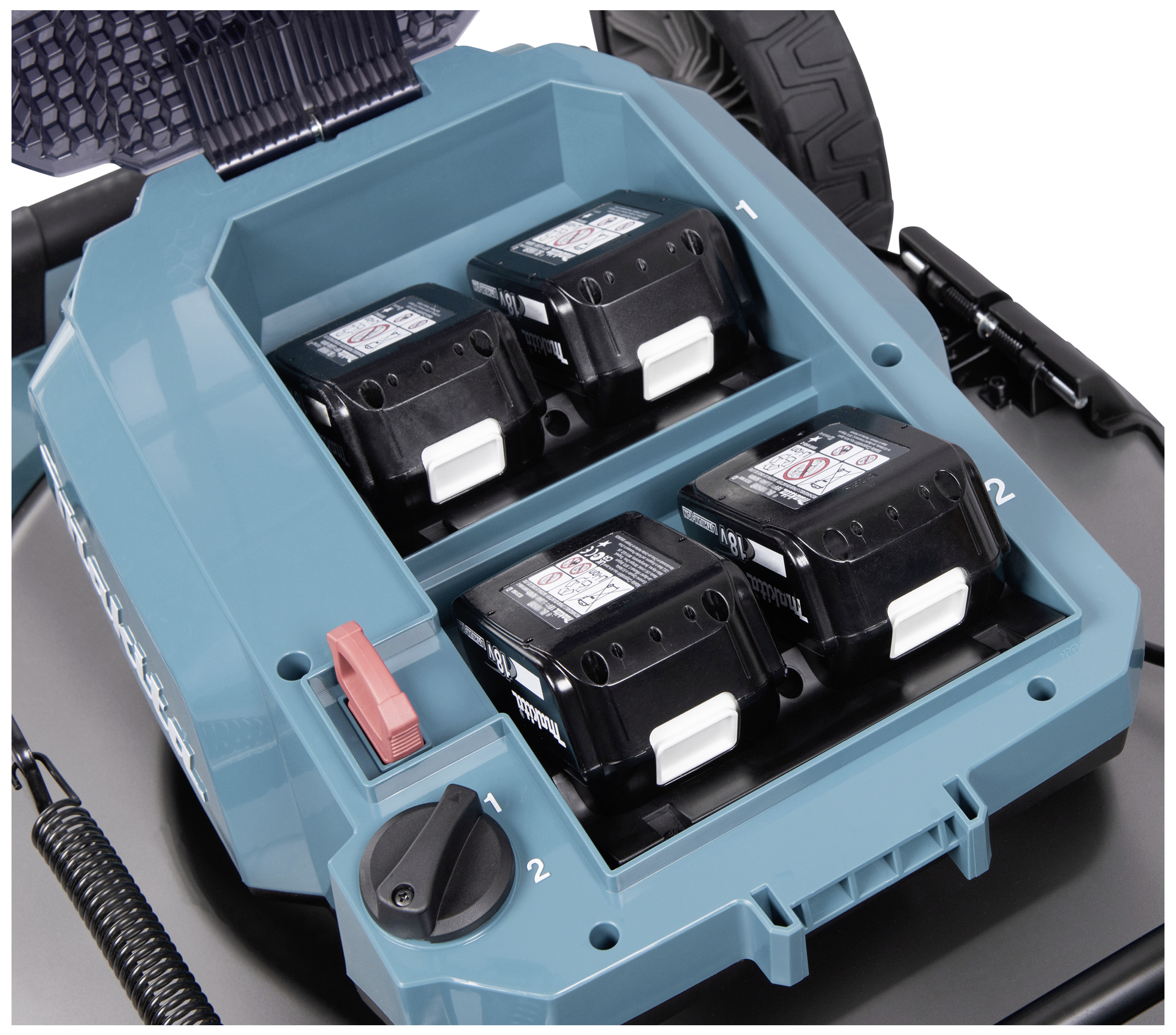 Makita DLM534Z akumulátor Akumulátorová sekačka bez akumulátoru, bez nabíječky 2x18 V šířka sekání 53 cm