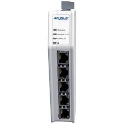 Anybus HMS Industrial brána Modbus-TCP, EtherCAT , RJ-45, 24 V/DC