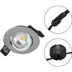 EVN S061502 S061502 LED vestavné svítidlo, LED, pevně vestavěné LED, 6 W, chrom
