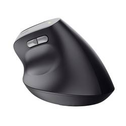 Trust TM-270 optická ergonomická myš, přenos bezdrátový, 6 tlačítko, 800 dpi, 1200 dpi, 1600 dpi, 2400 dpi, černá