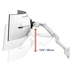 Ergotron HX mit VHD Pivot držák na zeď pro monitor 1 Displej: (s) 144,8 cm (57) nastavitelná výška, naklápěcí