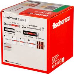 Fischer 538256 DUOPOWER 8x65 S LD 2komponentní hmoždinka 65 mm 8 mm 25 ks