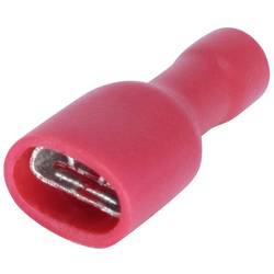 TRU COMPONENTS T1904C115 sortiment plochých zásuvek Šířka zástrčky: 4.80 mm Tloušťka konektoru: 0.80 mm 180 ° plná izolace červená 25 ks