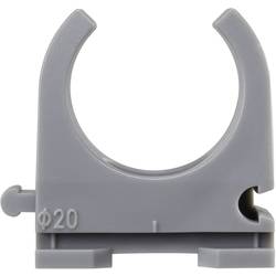 TRU COMPONENTS TC-9859368 svorka EN20 20 mm šedá 50 ks